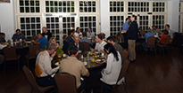 Attendees at tables