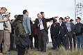 attendees taking a tour of Mount Stromlo Observatory