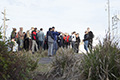 attendees taking a tour of Mount Stromlo Observatory