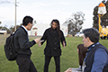 attendees taking a tour of Mount Stromlo Observatory