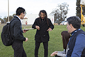 attendees taking a tour of Mount Stromlo Observatory