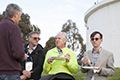 attendees taking a tour of Mount Stromlo Observatory