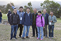 attendees taking a tour of Mount Stromlo Observatory