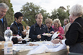 attendees taking a tour of Mount Stromlo Observatory