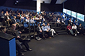 attendees and speakers during the Monday sessions