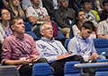 attendees and speakers during the Monday sessions