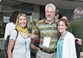 attendees and speakers at the Welcome address and reception