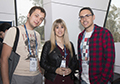 attendees and speakers at the Welcome address and reception